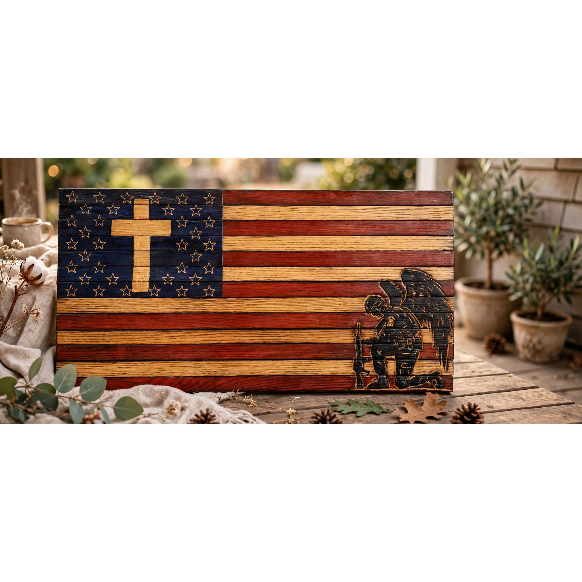 Fallen Soldier Tribute Flag
